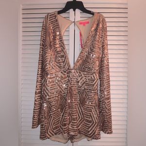 Fashion Nova Sequence Romper